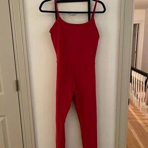 Beyond Yoga Vibrant Red Yoga Jumpsuit